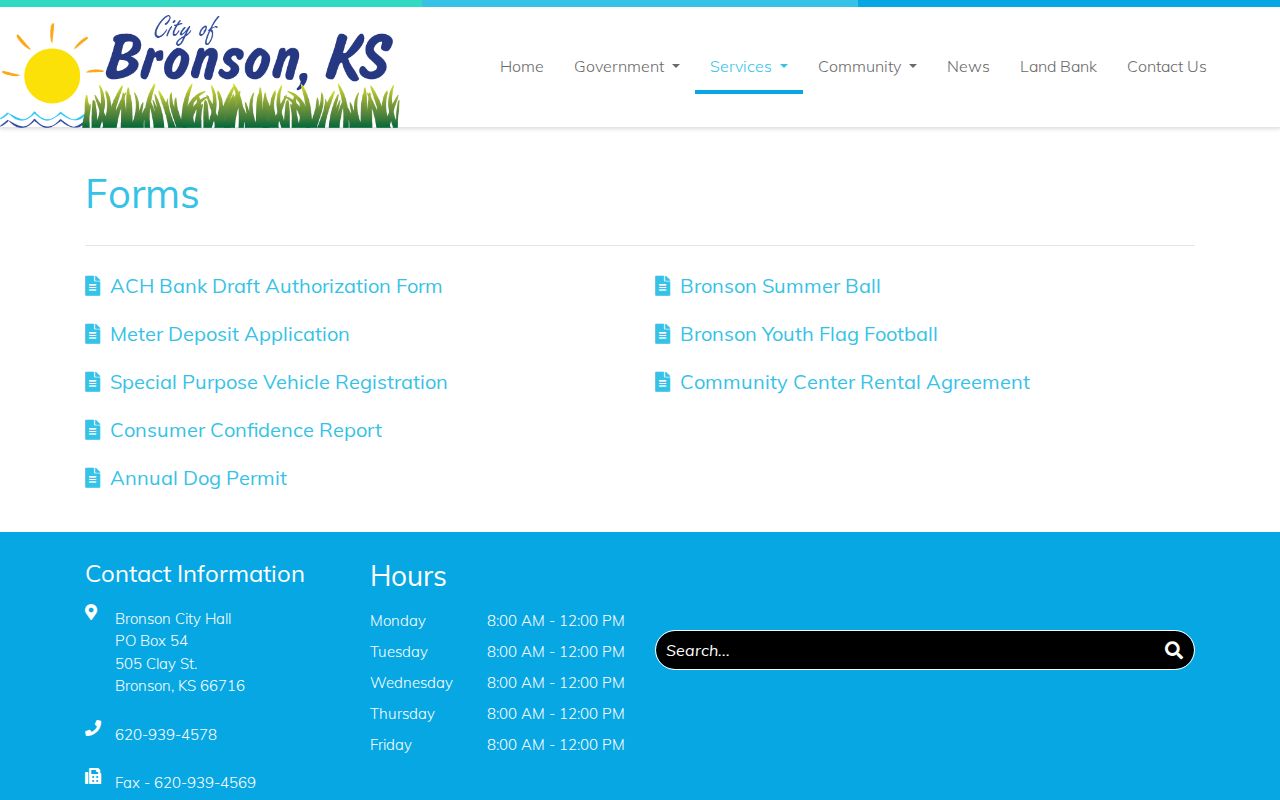 Bronson court docket comparison with municipal forms