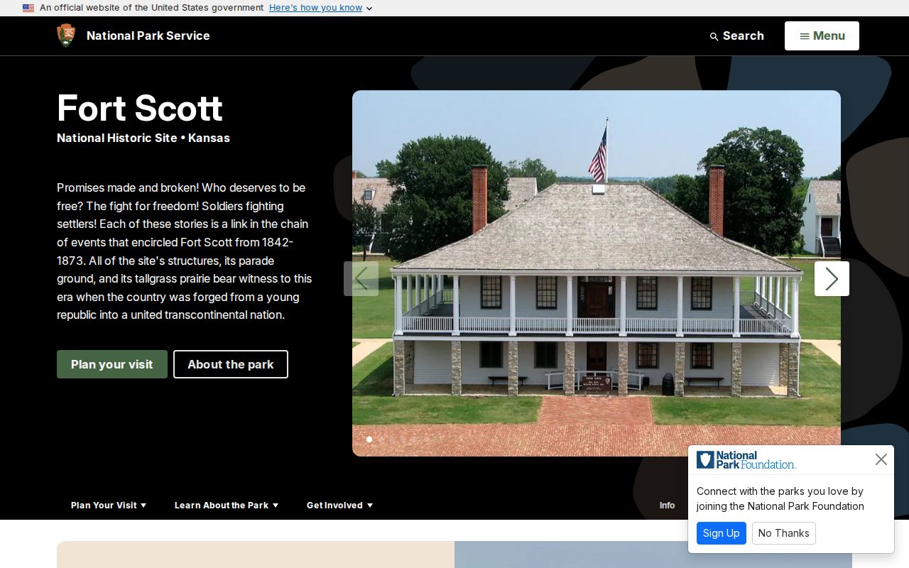 Fort Scott historical context near court docket records