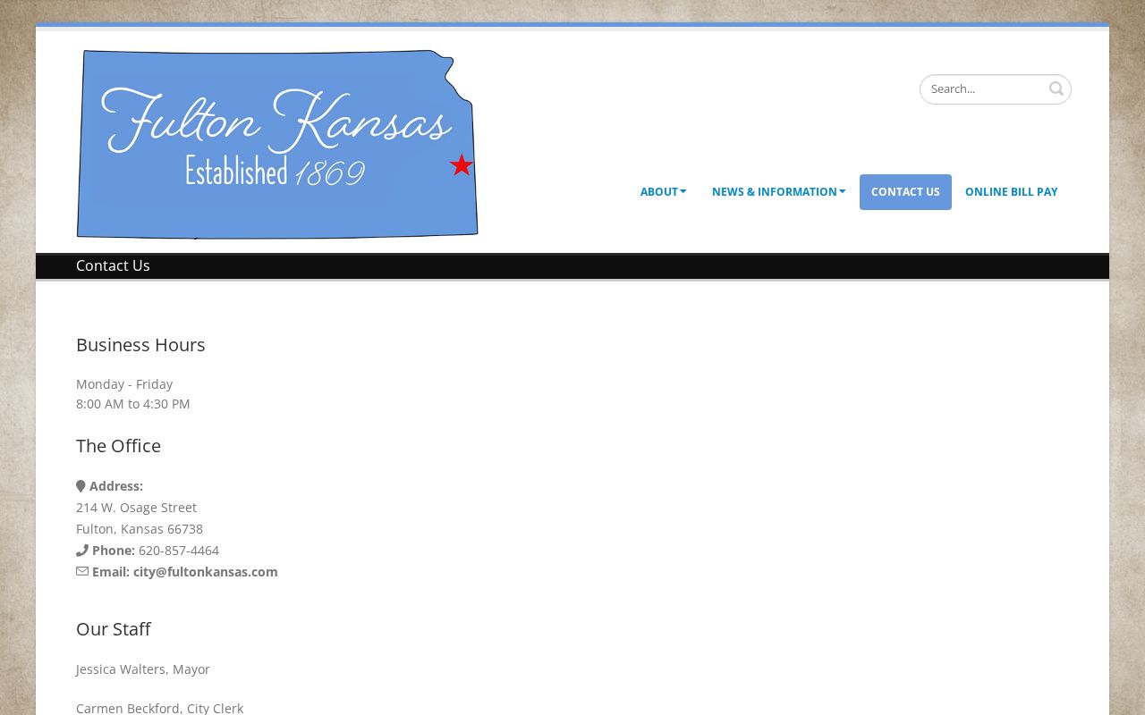Fulton court docket City Hall and clerk contact